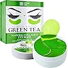 Premium Green Tea Matcha Under-Eye Patches for Puffy Eyes and Eye Bags - Anti-Wrinkle Under-Eye Mask for Dark Circles and Puffiness with Hydrating Effect - Hyaluronic Acid and Collagen Eye Pads