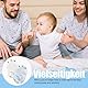 Pluvyze 10 Stück Body Verlängerung Baby Bodyverlängerung Verlängerung Body Baby Body Verlängerungen(Weiß/Blau)