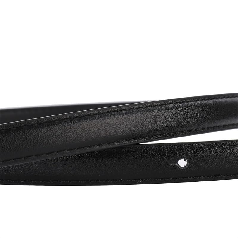 Women's Belt with Versatile Decorative Thin Belt Genuine Leather Belt and Jeans Belt(D)3