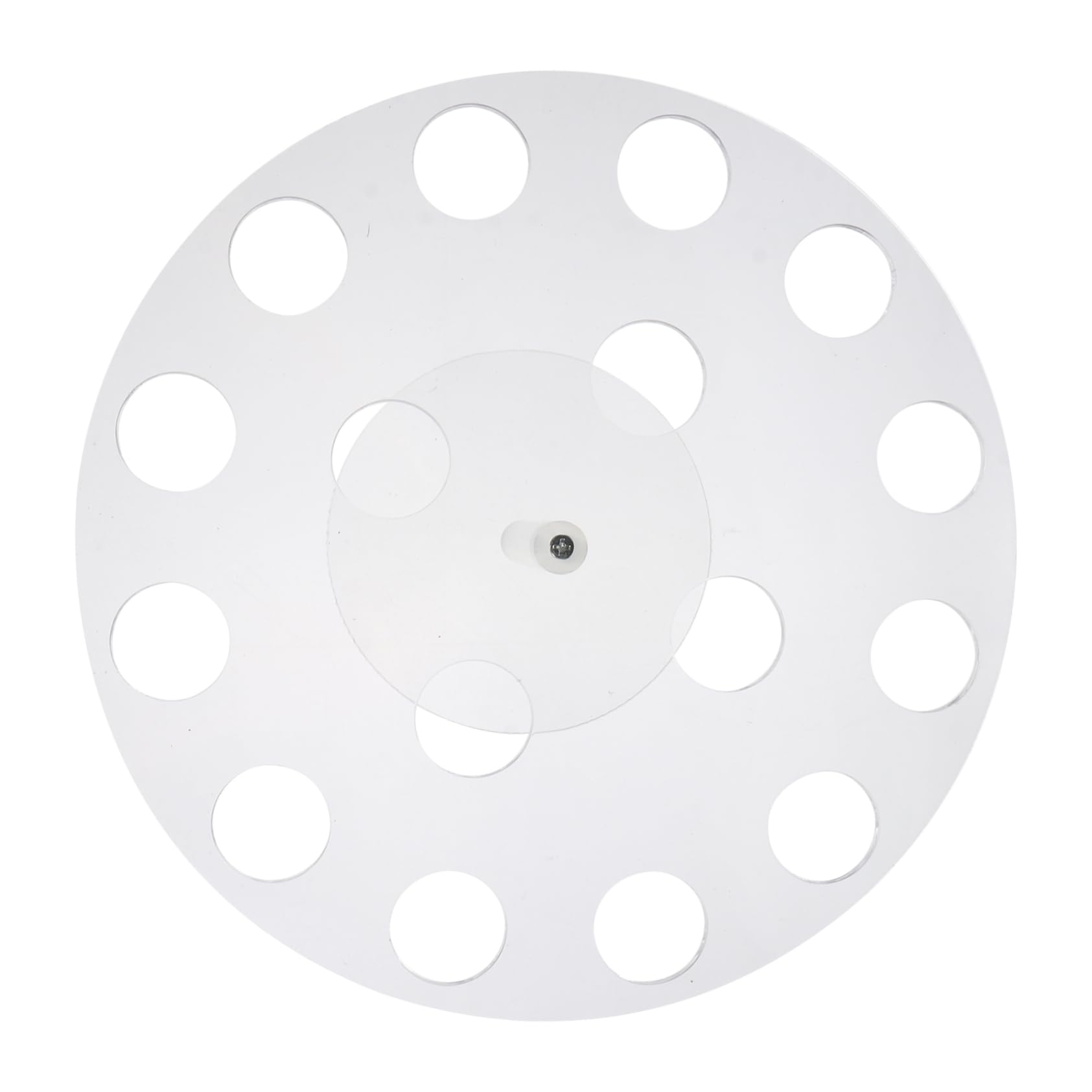 ABOOFAN 1Pc Transparent Acrylic Ice Cream Holder Stand with Slots for Parties Desserts and Events Sturdy and Easy to Install Display Rack