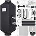 MAHWER Car Ignition Heating Systems ， 5KW Diesel Air Heater 24V Air Diesel Heater Remote Control with LCD Thermostat Compatible with RV Bus Trailer Motorhome and Boats