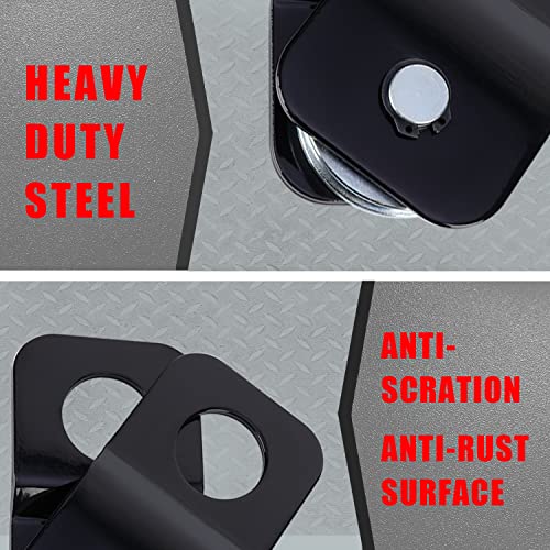 Off Road Boar 4T Snatch Block Pulley For Wire Rope, 8800 Lb Capacity Winch Snatch Block, Off Road Accessories For Truck, Tractor, Atv & Utv (Black) #TOP3