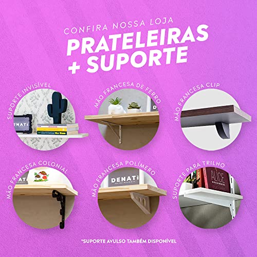 Kit 3 Prateleiras Estantes 60x30 Painel Pinus Sem Suporte