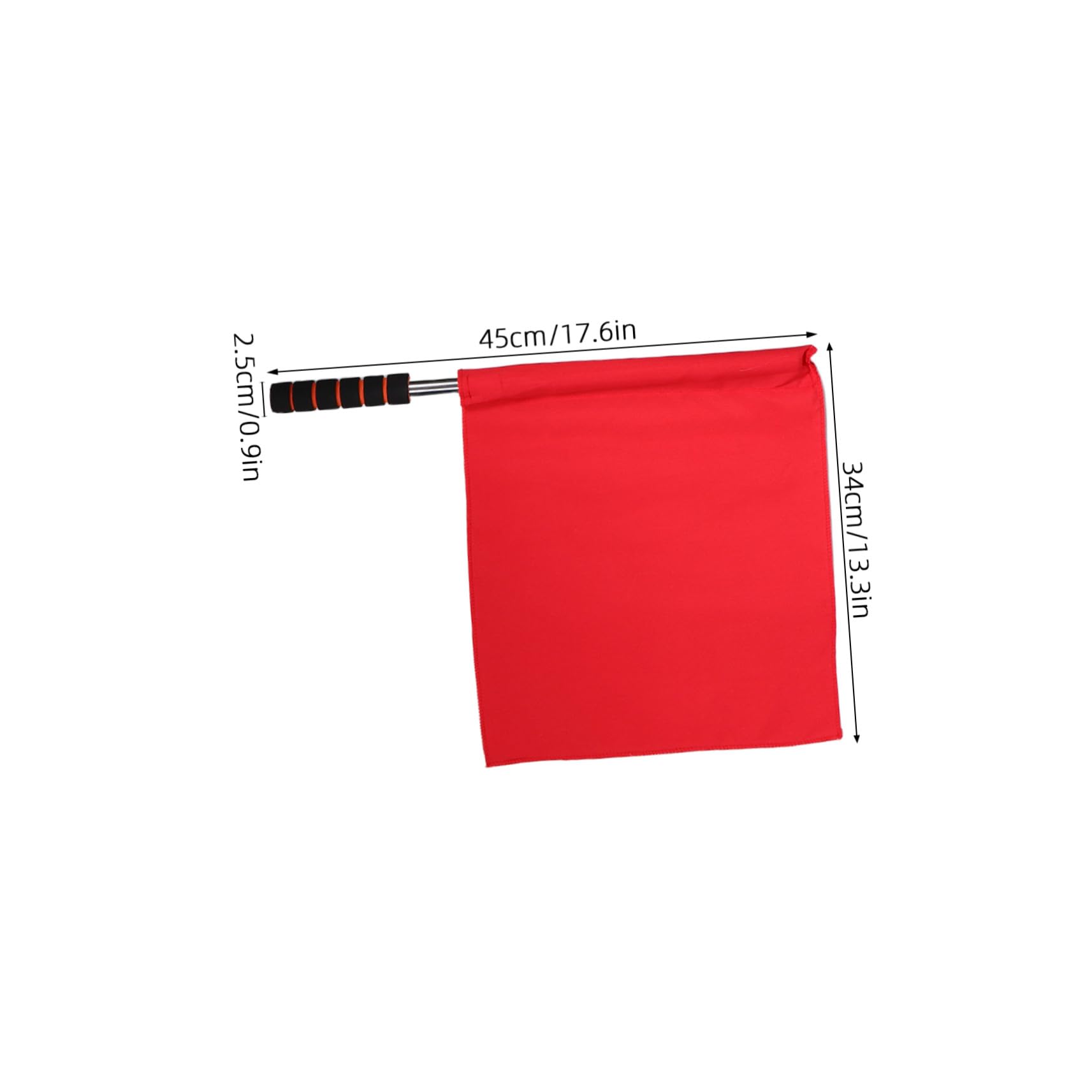 Toddmomy 8 Piezas Banderas de Árbitro Deportivas Multifuncionales para Fútbol Voleibol y Atletismo Resistentes la Intemperie con Mango Ergonómico y Colores Visibles para Señalización y