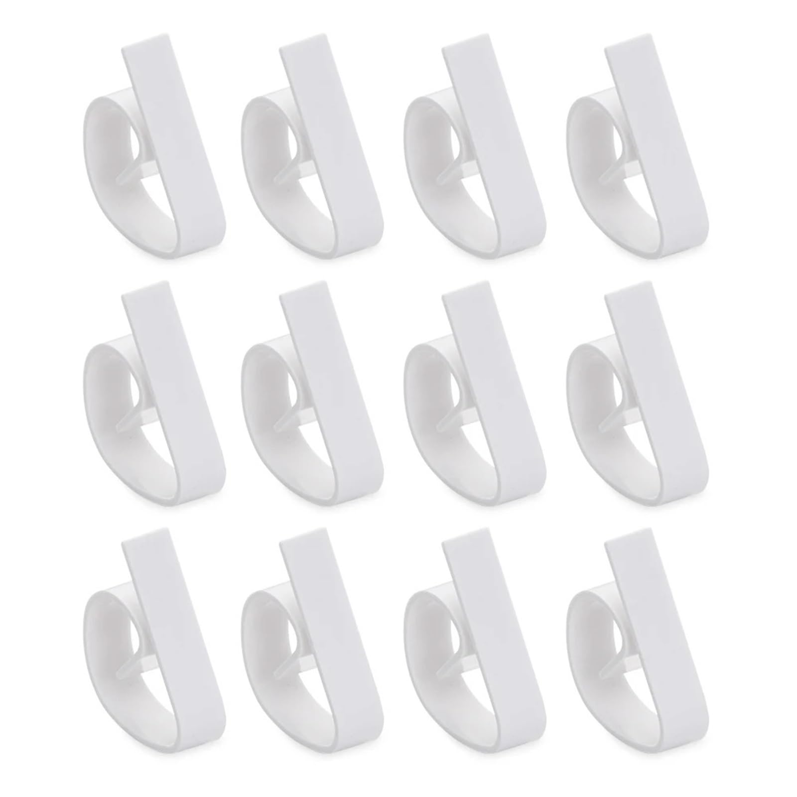 Lot de 24 pinces à nappe en plastique pour mariage, fête, pique-nique, extérieur