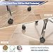 Amyracel Large Office Chair Mat for Hardwood Floor, 46” x 60” Clear Desk Chair Mat for Hard Floors, Easy Glide Floor Protector Mat for Office Chairs