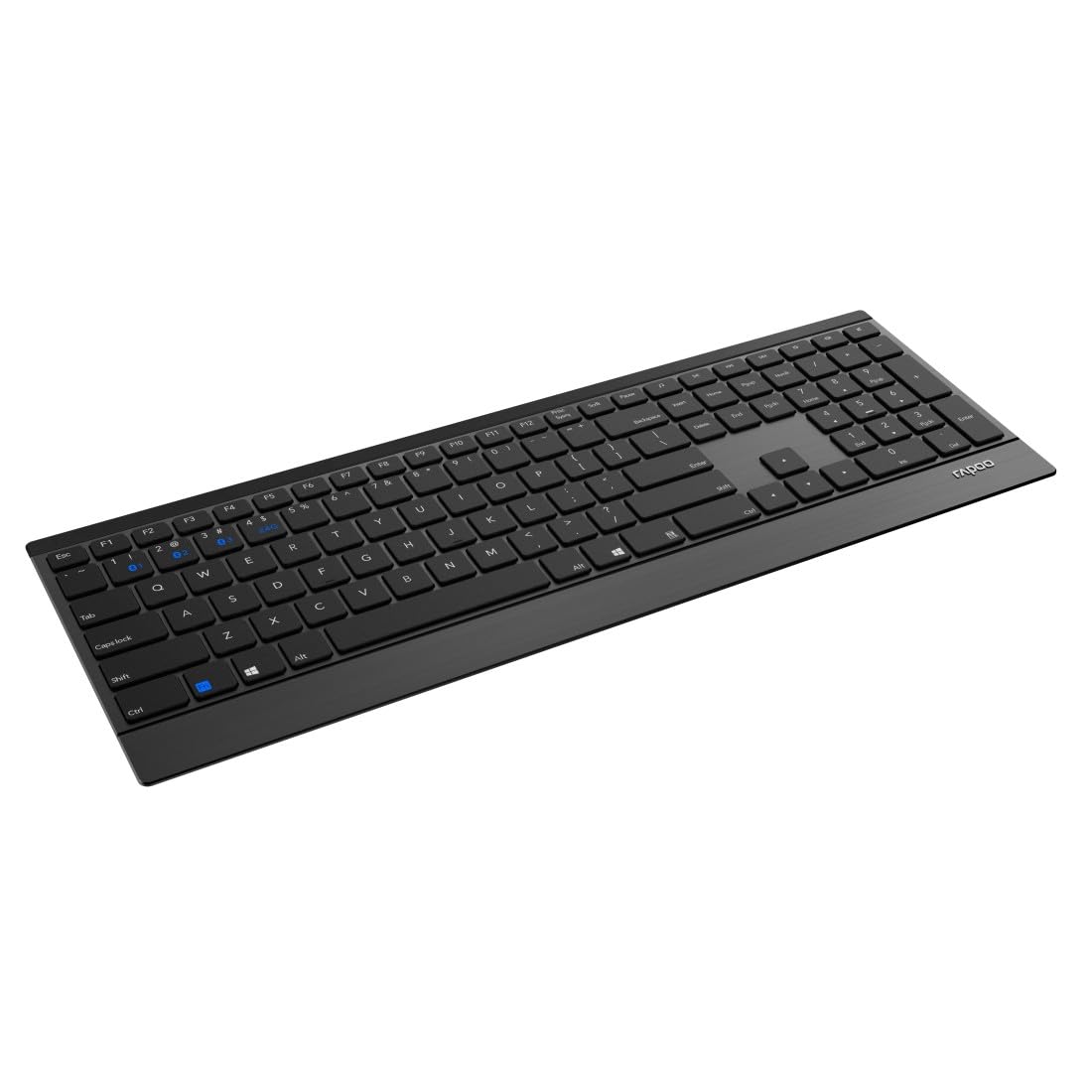 Rapoo 9500M clavier Souris incluse RF sans fil QWERTZ Allemand Noir