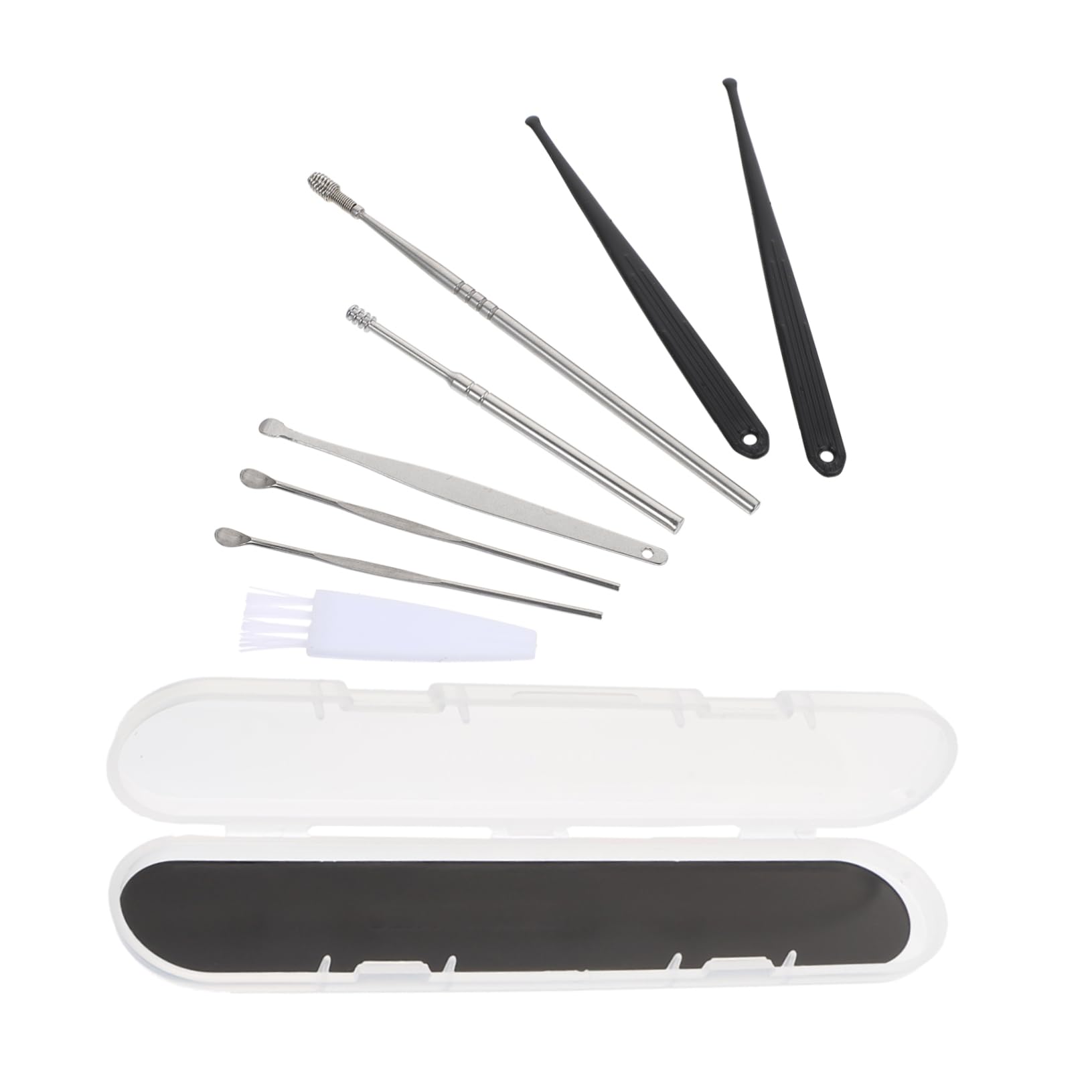 FOMIYES 3-Piece Set Earwax Cleaning Tools Comfortable Round Tips for Gentle Ear Canal Cleaning