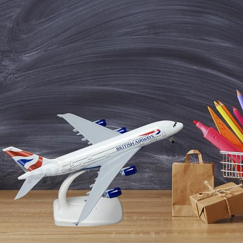 Image of British Airlines, diecast, Metal Aeroplane Scale Model Office only for Display 20 cm (British Airways No Lending Gear)