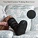 2 Pack Walking Boot Cover for Foot Fracture Orthopedic Boot Waterproof Shoe Covers for Medical Walking Boot for Broken Foot Boot for injured foot and Sprained Ankle Recovery Non-Slip and Reuseable