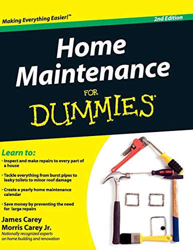 Home Maintenance For Dummies 1119174686 Book Cover