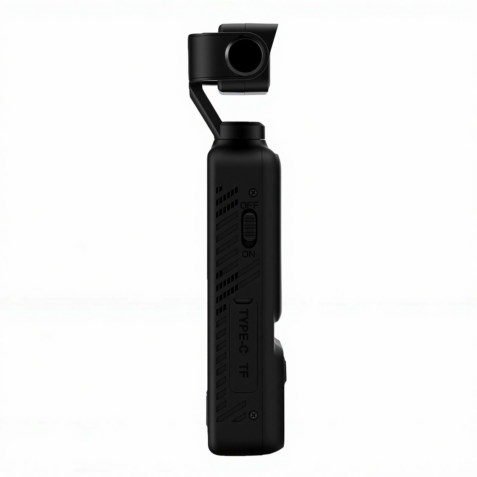 Caméra De Vlogging 2K, Caméra POV Portable À Main avec Objectif Pivotant À 270°, Stabilisation d'image, Fixation À Vis 1/4 Pouce pour Guidon, Clips De Poitrine, Casque