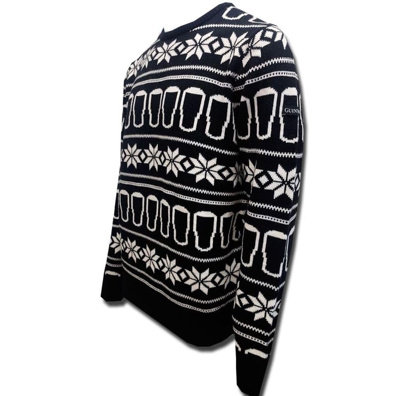 Guinness Sweater for Mens Pint Jumper Holliday Sweater Gift for Beer Lovers4