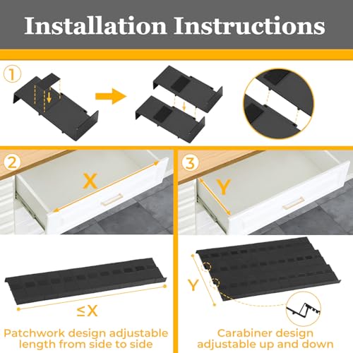 Famhap Spice Drawer Organiser, 24PCS Interlocking Expandable Seasoning Rack Tray Insert for Kitchen Drawers, Spice Rack Drawer for Spice Jars - Cosy Home Interiors Famhap Spice Drawer Organiser, 24PCS Interlocking Expandable Seasoning Rack Tray Insert for Kitchen Drawers, Spice Rack Drawer for Spice Jars - Image 3