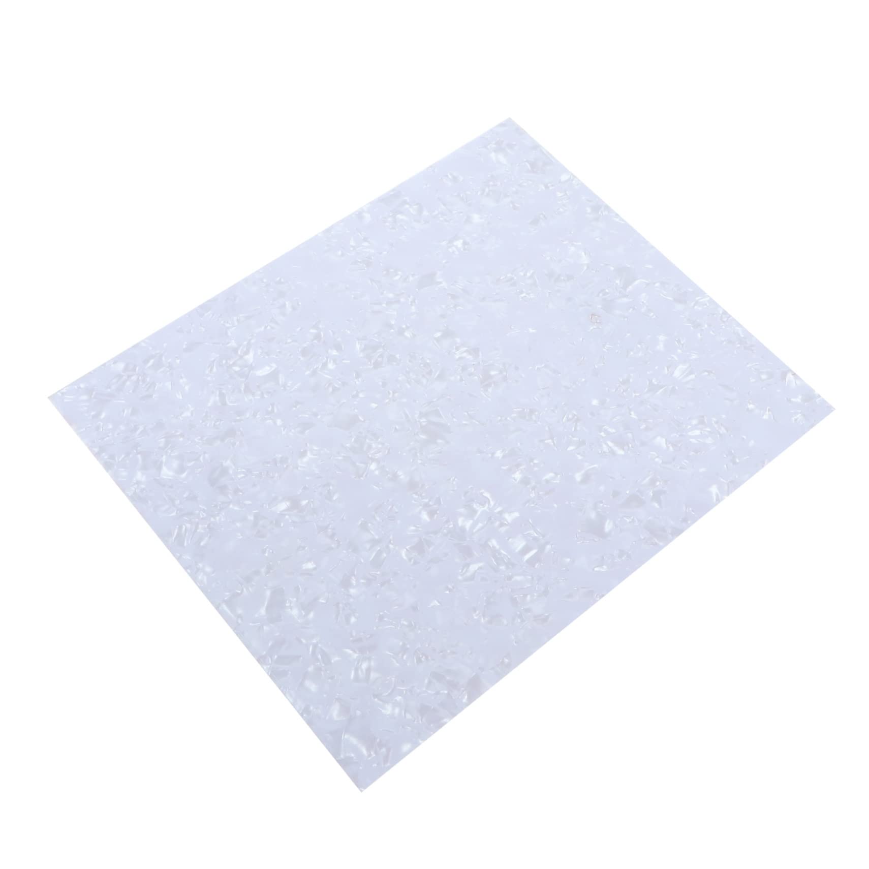 FAVOMOTO Acoustic Guitar Pickguard Be Electric Guitar Pickguard Material Pick Up Guards Acoustic White Wooden Guitar Tailoring Celluloid (Material Part Is PVC)