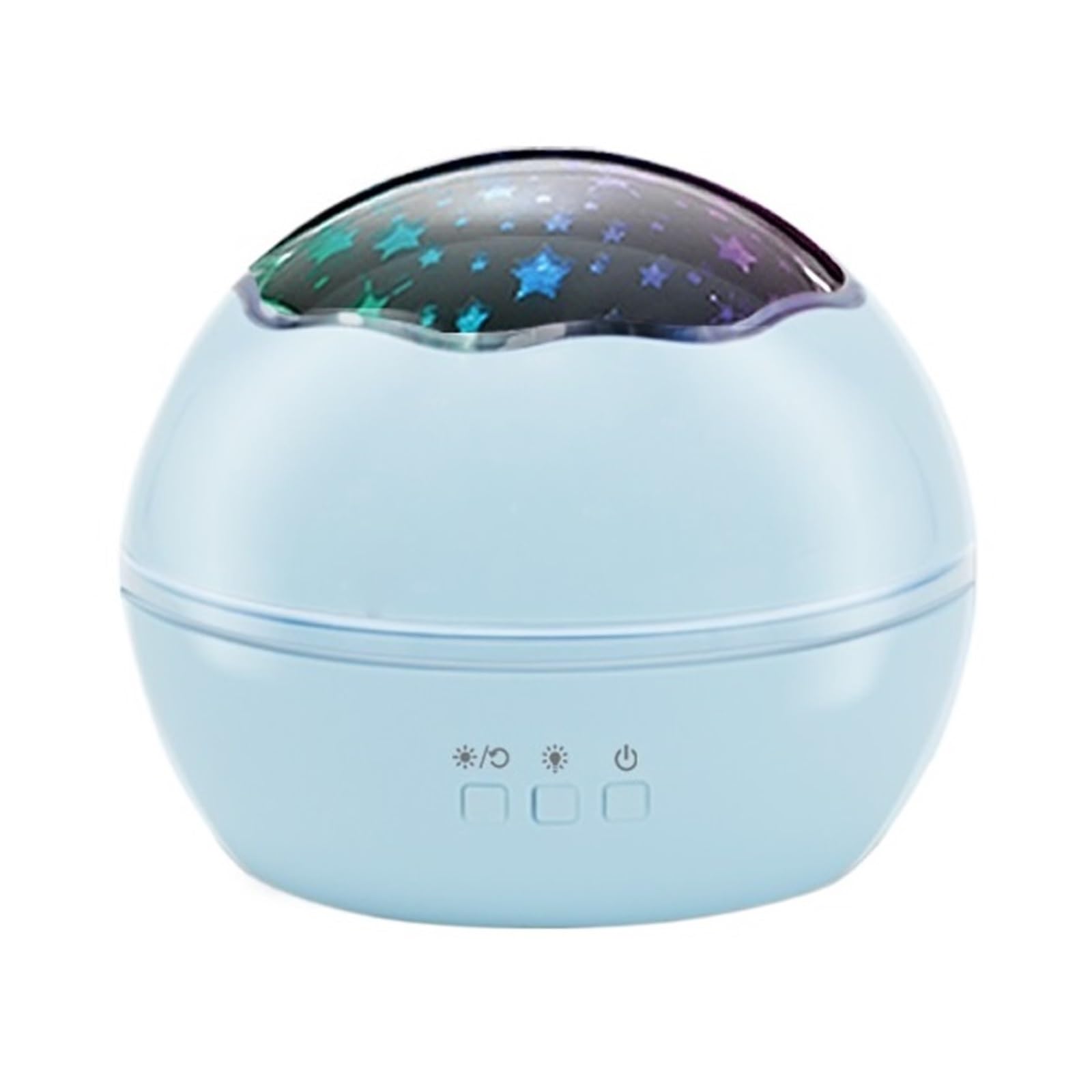 TRDEWR Kids Night Light 360° Rotating Starry Projector for Baby Ocean Wave for Bedroom Decoration Create an Atmosphere(Blue)