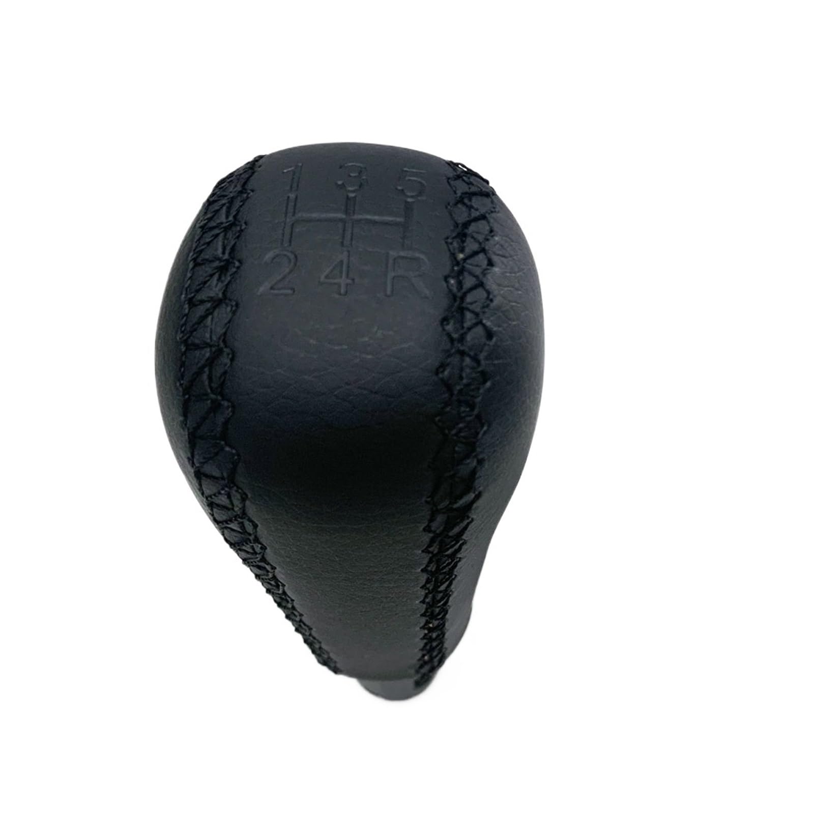 LinQianBhD Car Gear Shift Knob for Volvo for V70 Car 5 and 6 Speed Gear Shift Knob Stick Hand Sewn Leather Handball Manual Lever(5 Speed)