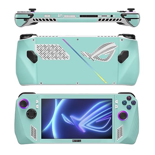 Image of MightySkins Skin Compatible with Asus ROG Ally - Solid Seafoam | Protective, Durable, and Unique Vinyl Decal wrap Cover | Easy to Apply, Remove, and Change Styles