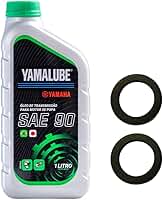 Yamalube Kit Óleo Lubrificante SAE-90 para Transmissão, Motor de Popa, com 2 Arruelas 9043008003