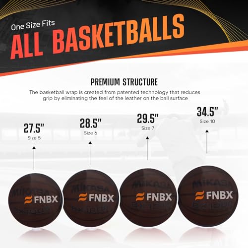 FNBX Dribble Cap - Basketball Cover to Eliminate Grip While Dribbling - Improves Ball handling, Control and Focus - Stretchy Material to fit Most basketballs - Basketball Training aid - Thumbnail 4
