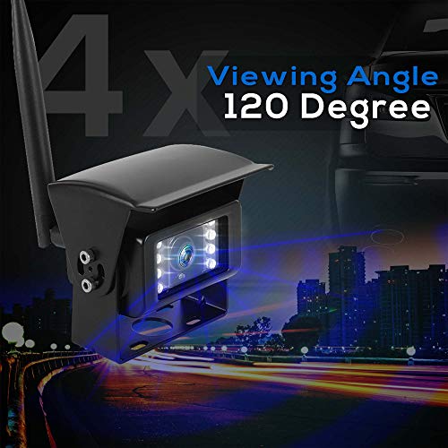 Pyle Waterproof Car Parking Rear View Reverse Safety Vehicle Monitor System W/Quad View 7 Inch Video Lcd thumb #1