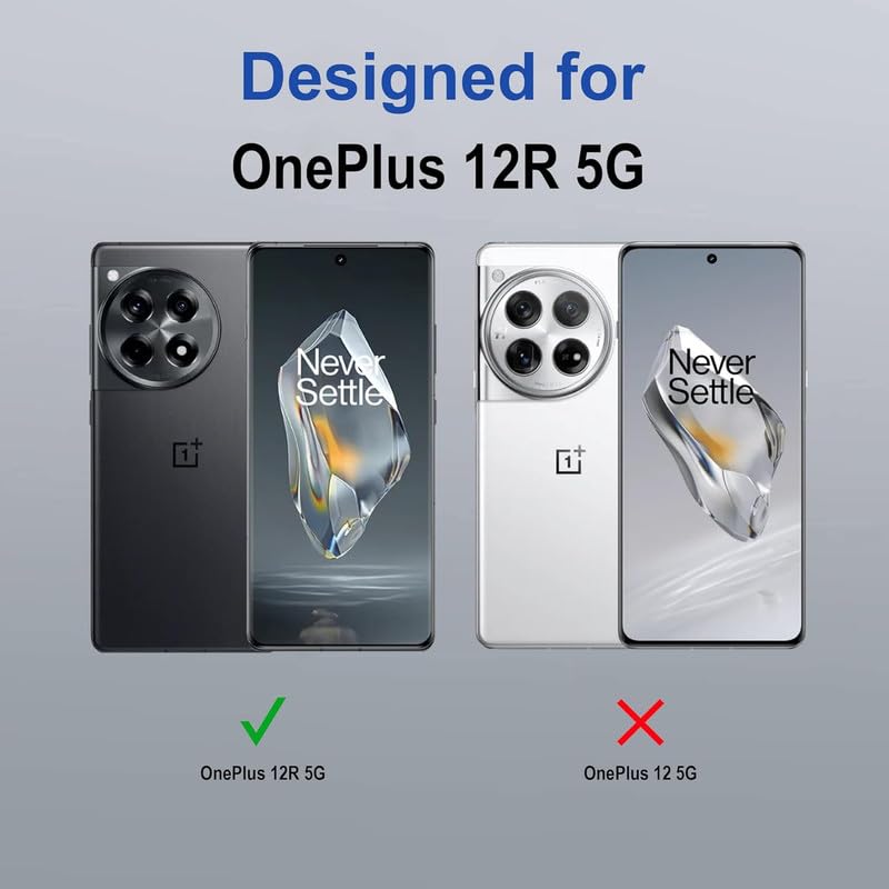 Image of Case Creation Brand -Plastic Mobile Cover For Oneplus 12R (Soft & Flexible Back Case),Transparent