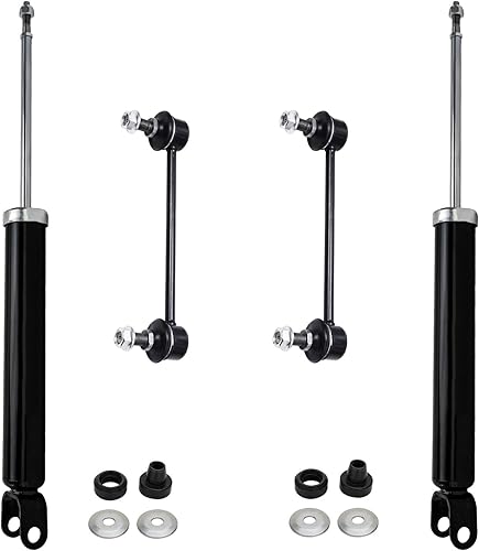 Miniatura 155 de Detroit Axle - Amortiguadores traseros para Chevrolet Equinox GMC Terrain Pontiac Torrent Saturn Vue Suzuki XL-7, 2 Amortiguadores traseros