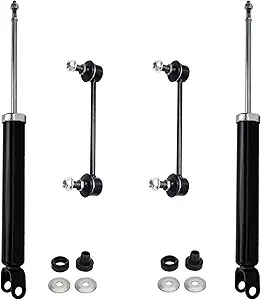 Detroit Axle Rear Shock Absorbers and Sway Bar End Links Kit for 2007–2010 Hyundai Elantra