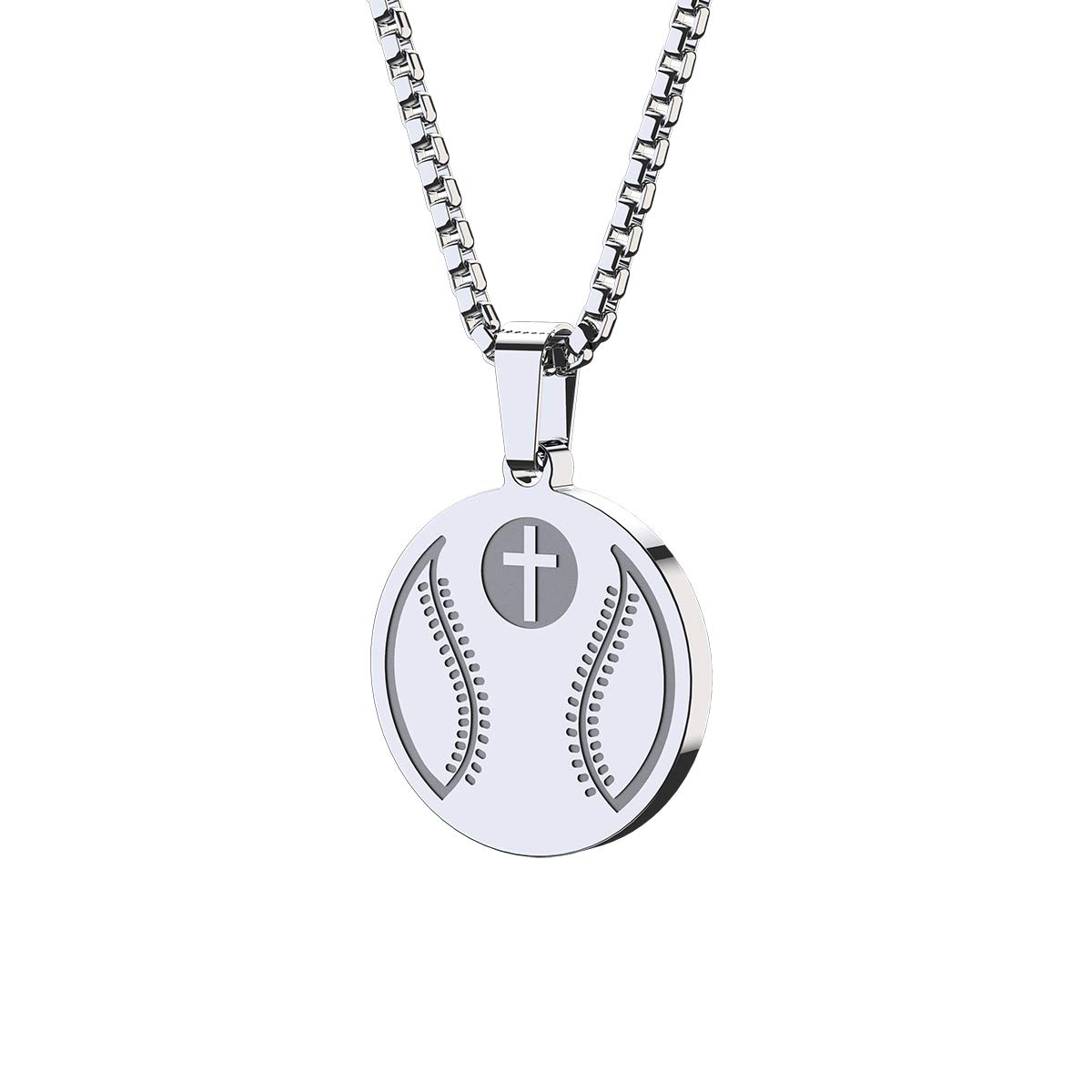 Buy Haoflower Sports Pendant Necklace Baseball Inspirational Bible