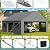 Benass 20x20 FT Heavy Duty Carport Canopy, Portable Garage with Side & Drive-Through Doors, Screened Windows, Removable Sidewalls, All-Weather Waterproof Shelter for SUV, Boat & Outdoor Storage
