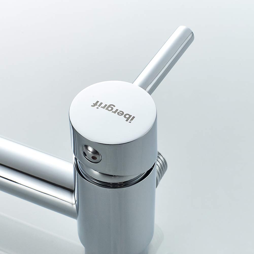 Ibergrif M22013 - Kit Doccetta Esterno per WC e Bidet, Acqua Calda e Fredda, Cromo