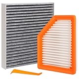 Engine & Cabin Air Filter Compatible with 2020-2024 Nis san Sentra L4 2.0L | Replaces 16546-6LA0A,