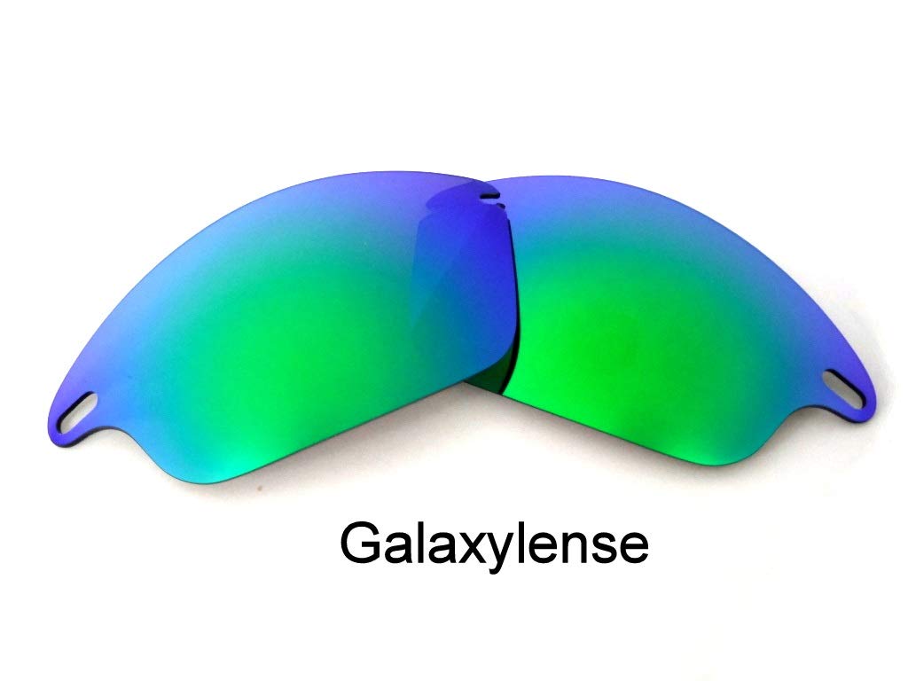 Galaxy Replacement Lenses For Oakley Fast Jacket Not For Fast Jacket XL Green Polarized.