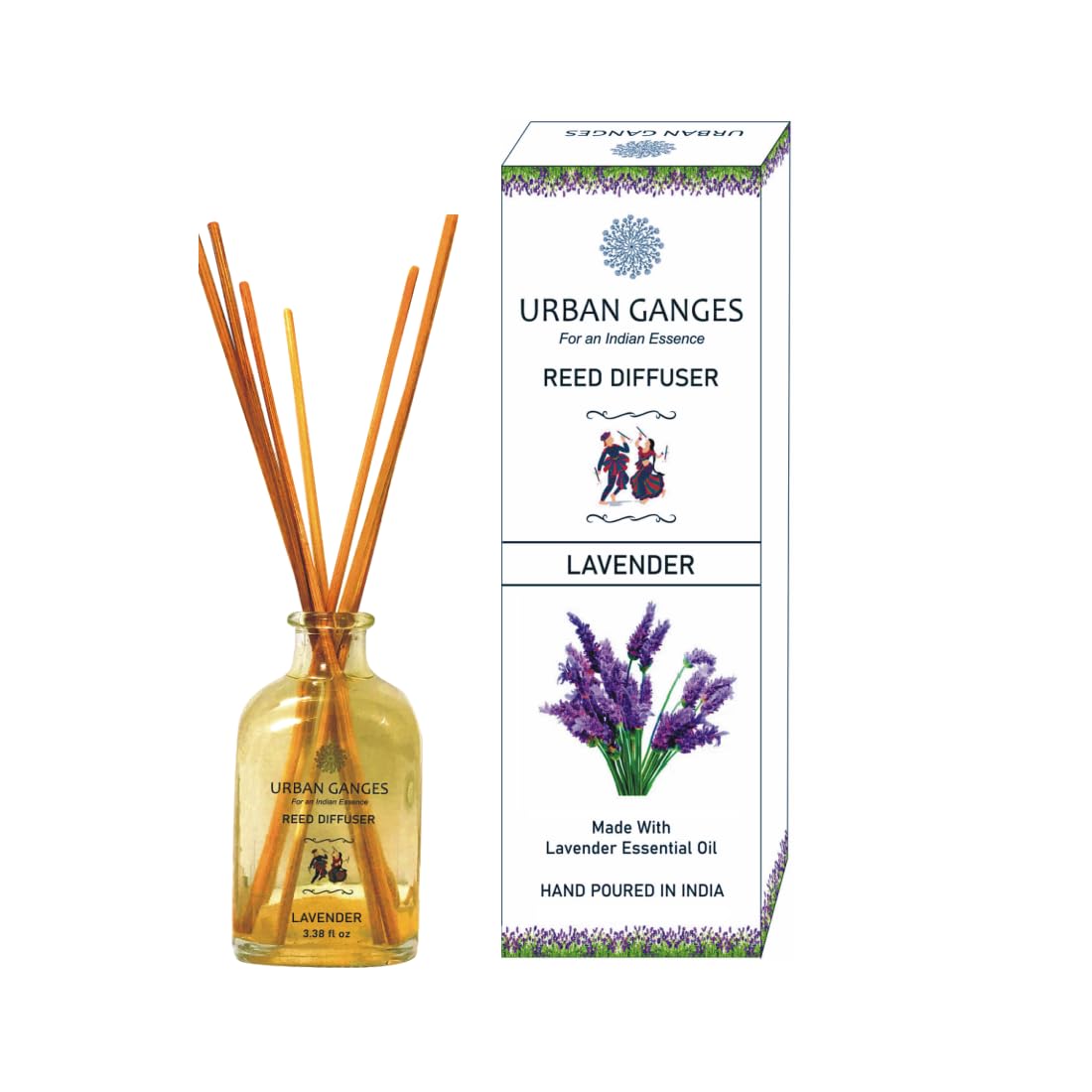 Urban Ganges Reed Diffuser | Lavender (Indian Lavender)