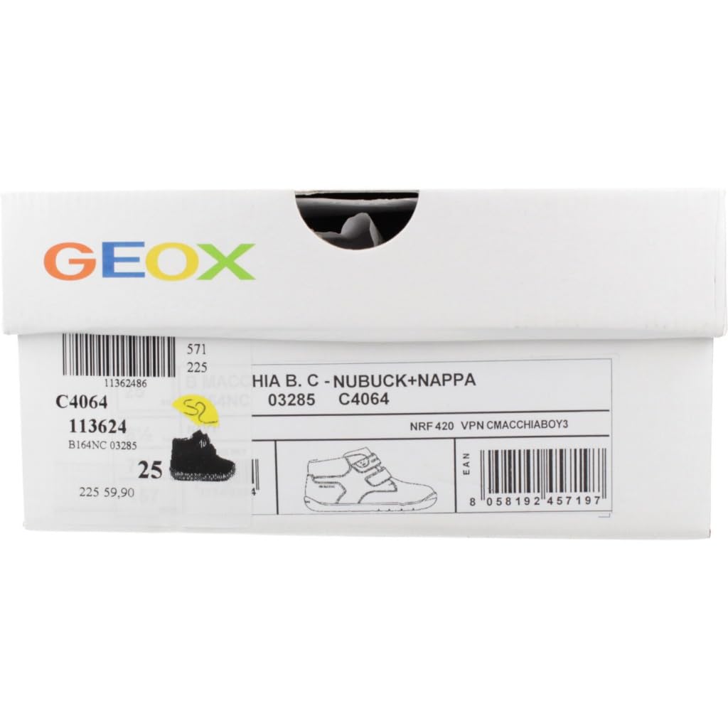 Geox Niemowlęta - chłopcy B Macchia BoyButy First Walker Shoe