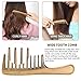 BESTOOL Wide Tooth Comb, Extra Large Natural Sandalwood Wide Tooth Comb Detangler for Curly Long Thick Wet or Dry Hair Anti-static