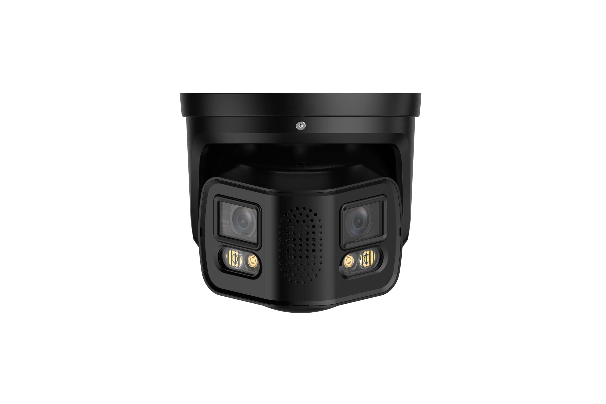 EmpireTech Security Wired Camera Outdoor 4K Full-Color 2×4MP Dual-Lens 1/1.8" CMOS Smart Splicing IP POE Camera Outputs 180° Wide Angle, Two-Way Talk