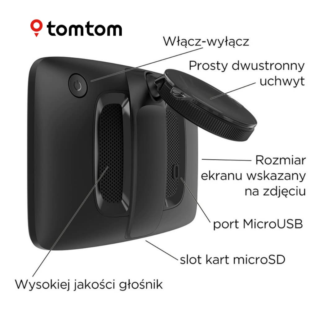 Tomtom Go Classic Nawigacja Samochodowa Gps, Czarny, 6"
