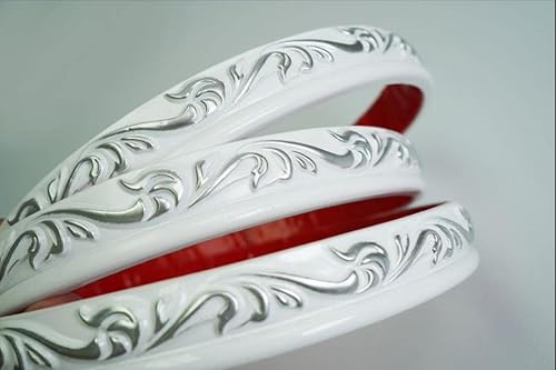 Miniatura 10 de Colamo Tira de calafateo blanca de 16.4 pies, molduras y adornos autoadhesivos flexibles para pared, espejo, techo, ventana y marco de puerta,