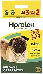 Ceva - Combo Fiprolex Drop Spot Antipulgas para Cães até 10kg - 0,67ml