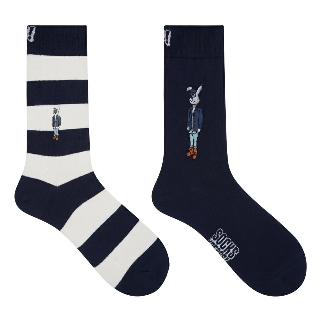 playboy men’s bunny themed crew socks | pack of 2 pairs | official licensed merchandise | combed cotton | iconic bunny design | durable & stylish everyday wear | free size