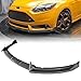 Q1-TECH, 9PCS Front Bumper Lip & Side Skirt Extensions Diffuser Compatible with 2012-2014 Ford Focus ST Hatchback Models, Front Bumper Lip Spoiler Air Chin Body Splitter ABS (Painted Carbon)