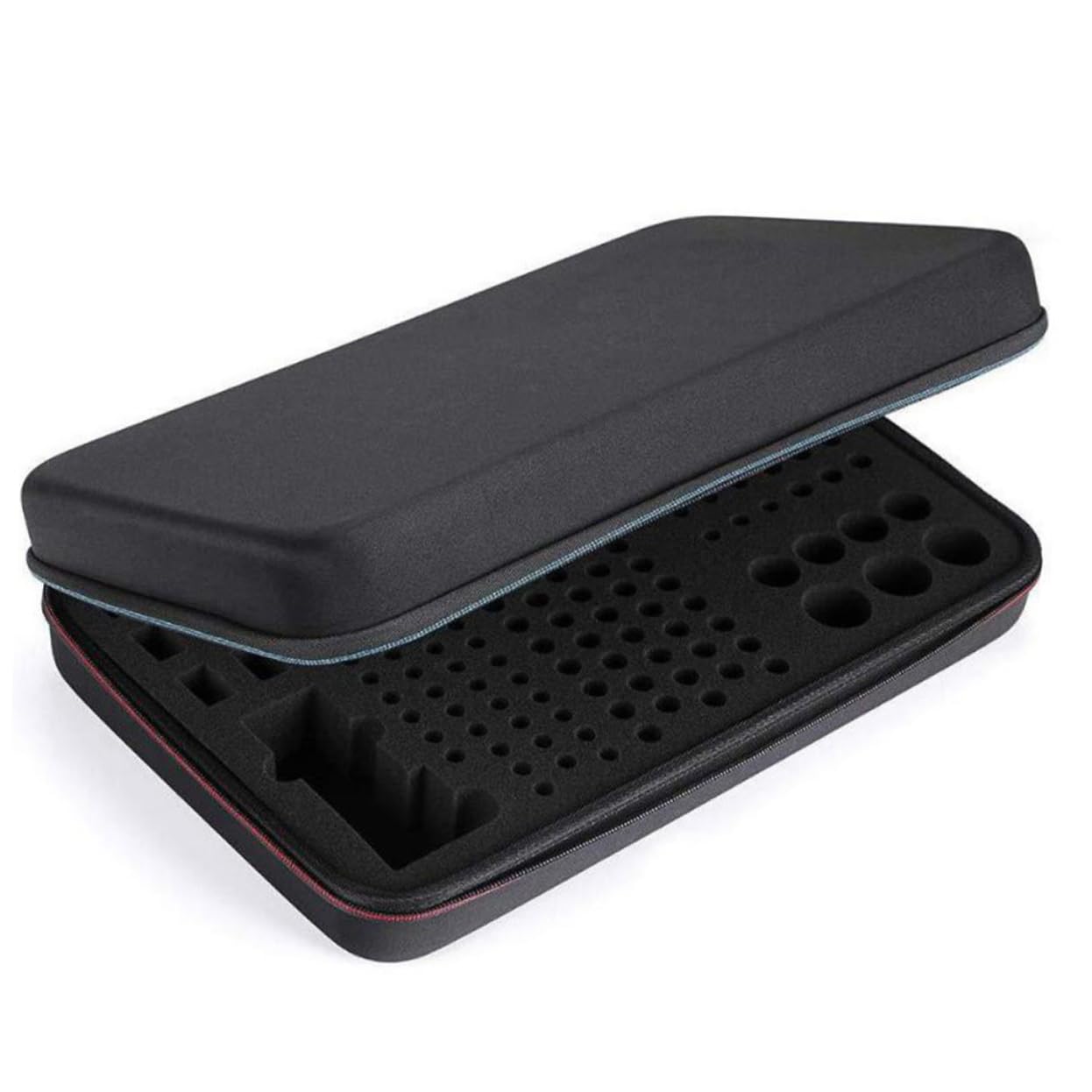 HOLIDYOYO Battery Organizer Storage Case Shockproof Dirtproof Battery Holder Box Compact Design Lightweight Travel Friendly Multi Functional Use