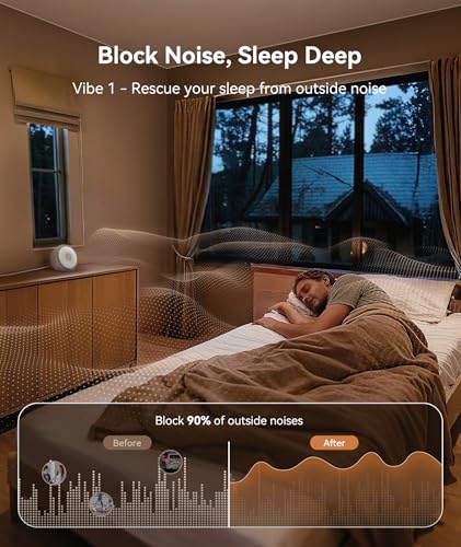 Image of Dreamegg White Noise Machine for Adults - 10W Powerful Sound Machine with 29 Soothing Sounds, Noise Masking for Snoring, Traffic & Office Privacy, Ideal for Home, Travel & Deep Sleep
