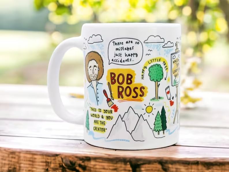 Sponsored Ad - DAYS BOB Ross Mug - Creative Gift, Artist Gift, Art Teacher Gift, Graphic Designer, Art Student Gift, Affirmation, Motivation4al Mug