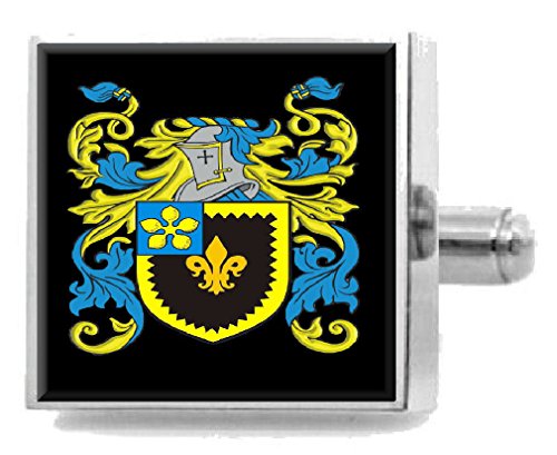 Clip para Corbata con Escudo de la Familia Pew England de Metal