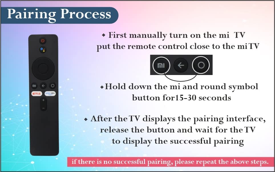 Image of VNQ Remote Compatible with Redmi (43 inches) Android 11 Series Smart LED TV L43M6-RA /L43M7-RA Remote with Voice Command Mic (Google Assitstant)