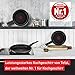 Tefal C38819 Hard Titanium Essential Wokpfanne 28 cm, Antihaftversiegelung mit Titanpartikeln, Thermo-Signal Temperaturanzeiger, spülmaschinengeeignet, Made in France, Schwarz