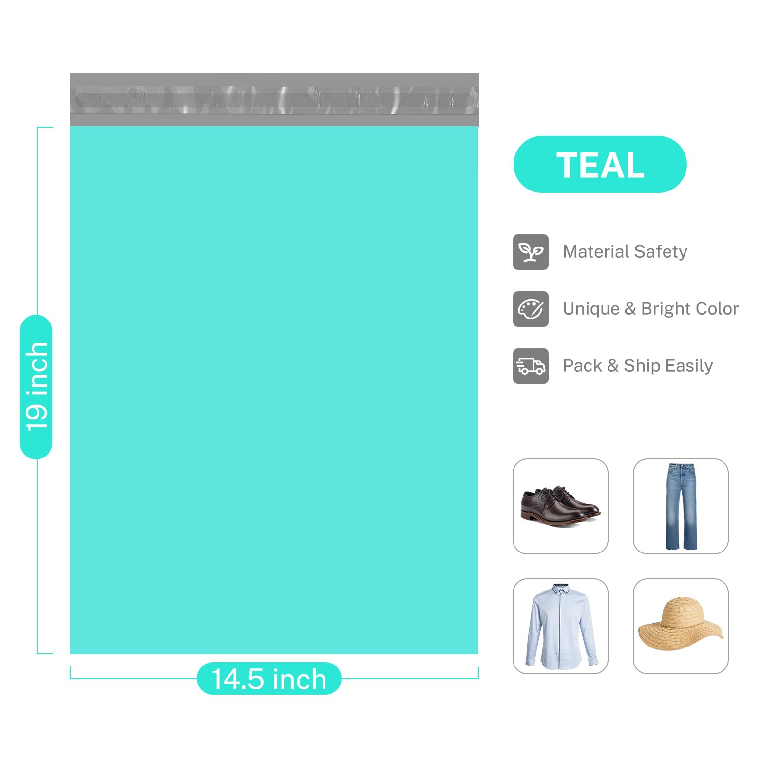 Metronic 14.5x19 Shipping Bags Color 14.5*19 100PC