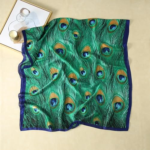 Image of MALINA Women's Polyester Silk Satin Stole Scarf - Soft Lightweight Fashion Wrap, Elegant Floral & Gradient Design, summer stole,Scarf For Women,Premium Stole,Large Size 180x90 cm'